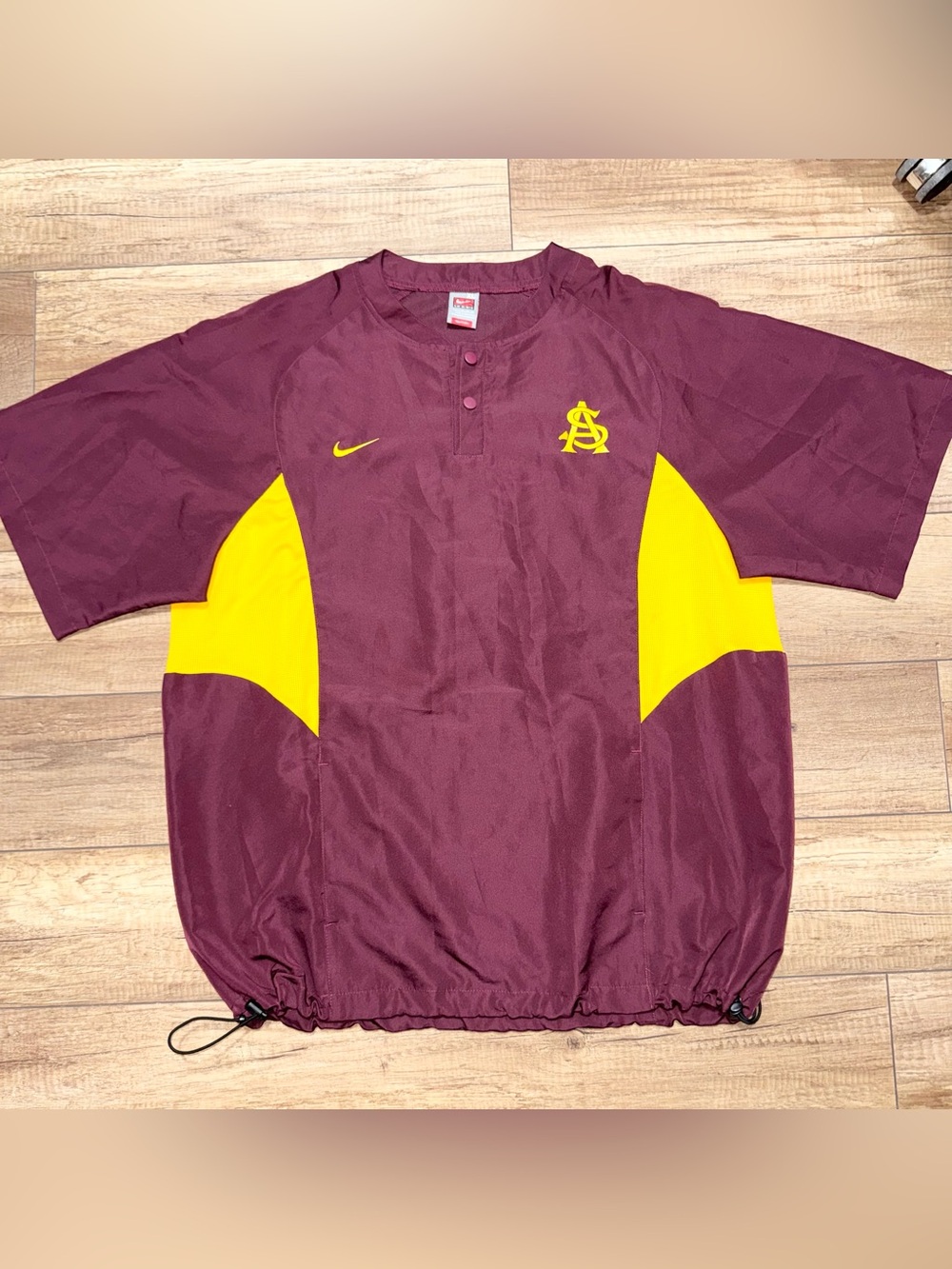 Vtg Arizona State Sun Devils NCAA Nike Team Training Warmup Windbreaker Mens XL